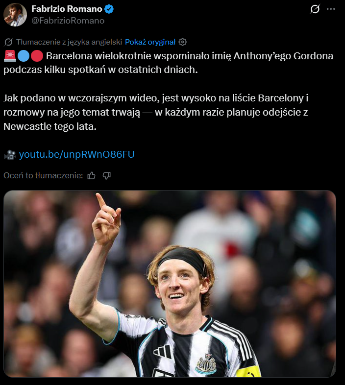 Fabrizio Romano POTWIERDZA! Barcelona chce tę GWIAZDĘ Premier League!